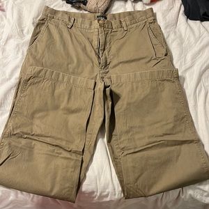 J.Crew Dark Khaki Pants 33x32